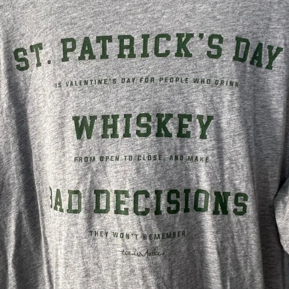 Travis Mathew T Shirt Mens Graphic Print Short Sleeve Grey Size XXL - Picture 2 of 6